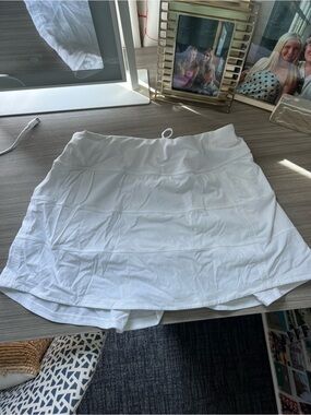 lululemon athletica White Active Skort with Built-In Shorts